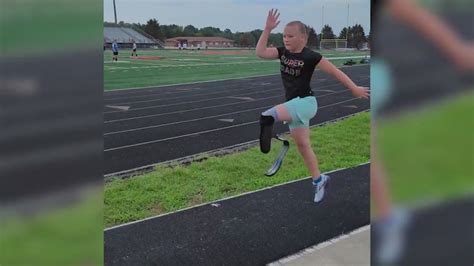 10-year-old amputee defying obstacles and breaking records